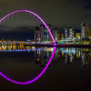 Millennium Bridge and The Baltic