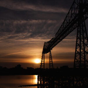 Transporter Bridge at Sunset