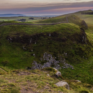 Sycamore Gap Sunset