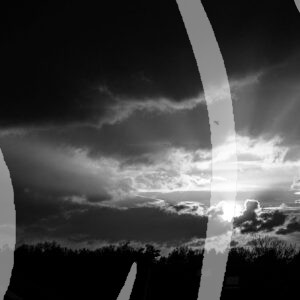 Sunset Clouds Mono