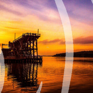 Sunset Over Dunston Staithes