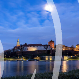 Wawel Castle By Moonlight