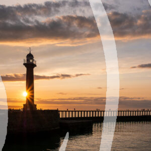 Whitby Harbour Sunset