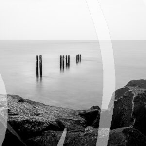 To the left of the Lighthouse