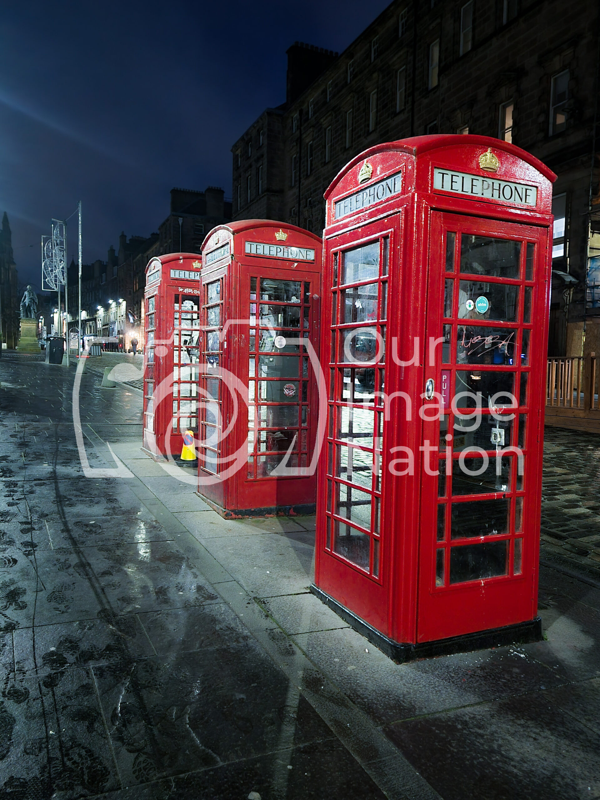 Royal Mile Telephone Boxes Edinburgh