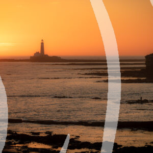Sunrise from St Marys lighthouse